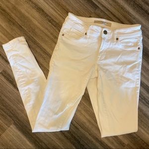 White Burberry Skinny Jeans